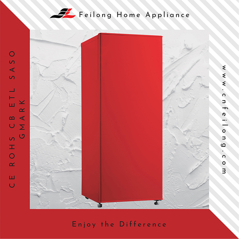 Amedzrodzeƒe ƒe aƒe Z&atilde; ʋɔtru ɖeka ƒe tsitrenu sue ɖeka alo red upright chest freezer BD-180U .