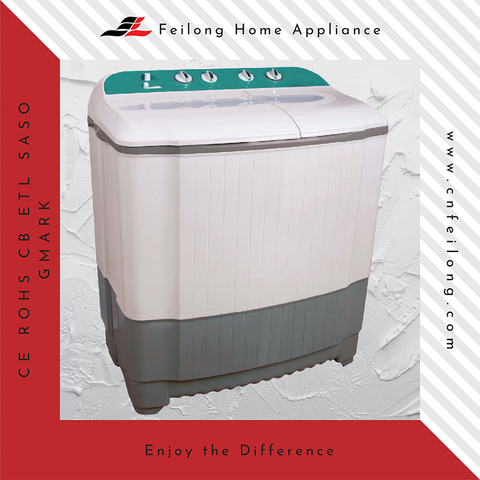 10kg Lavandería portátil Lavadero Twin Bañera Lavadora XPB100-2208SA .